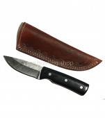 Damaškový nůž  malý černý (rukojeť 11cm, čepel 10cm)