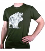 Zelené myslivecké tričko AFARS divočák