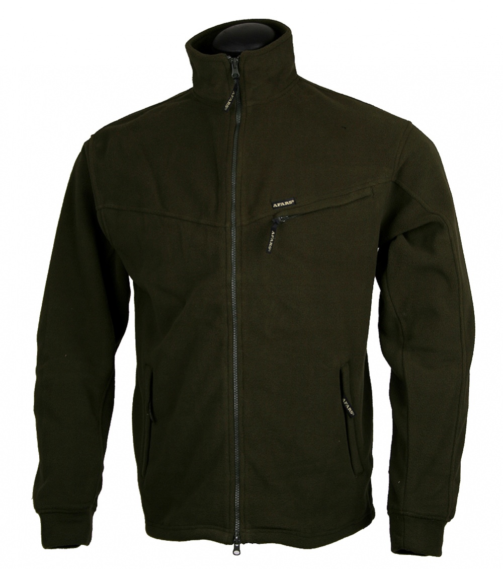 Bunda Fleece, dlouhý zip