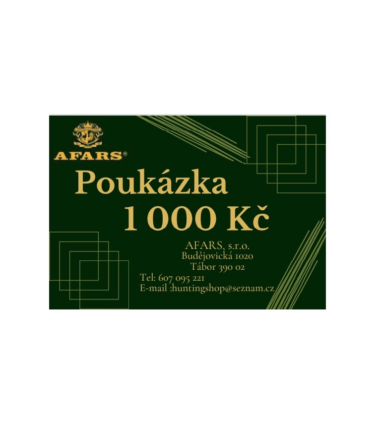 Dárkový poukaz 1000