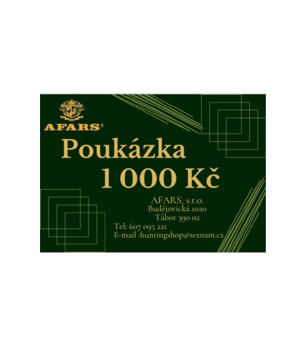 Dárkový poukaz 1000