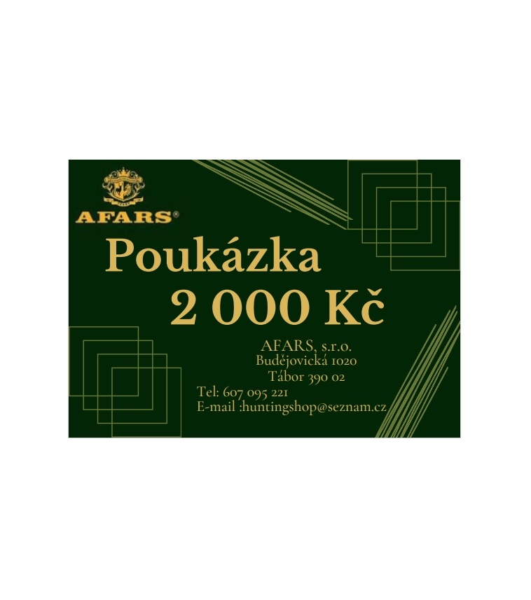 Dárkový poukaz 2000