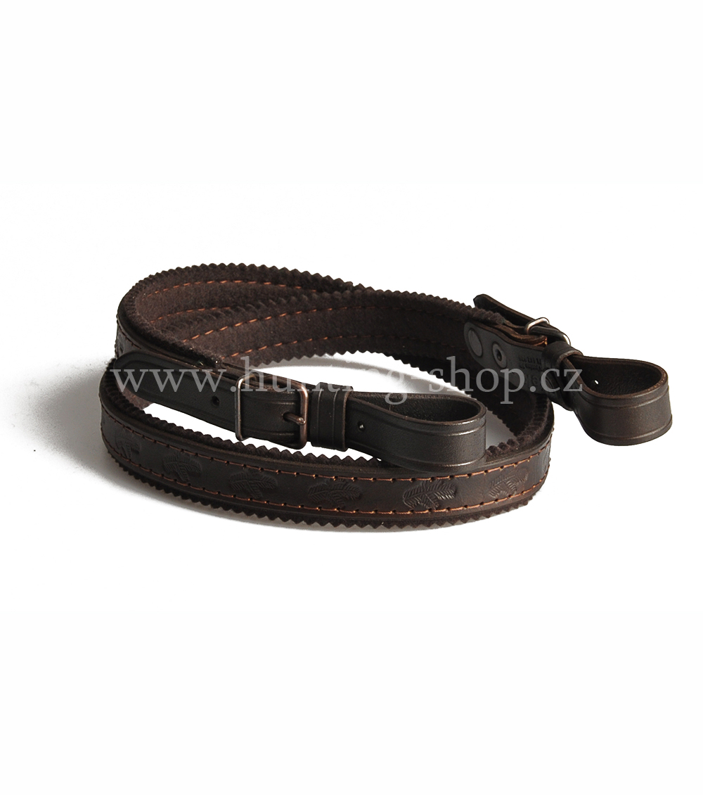 Řemen na zbraně 2 cm, kůže + filc