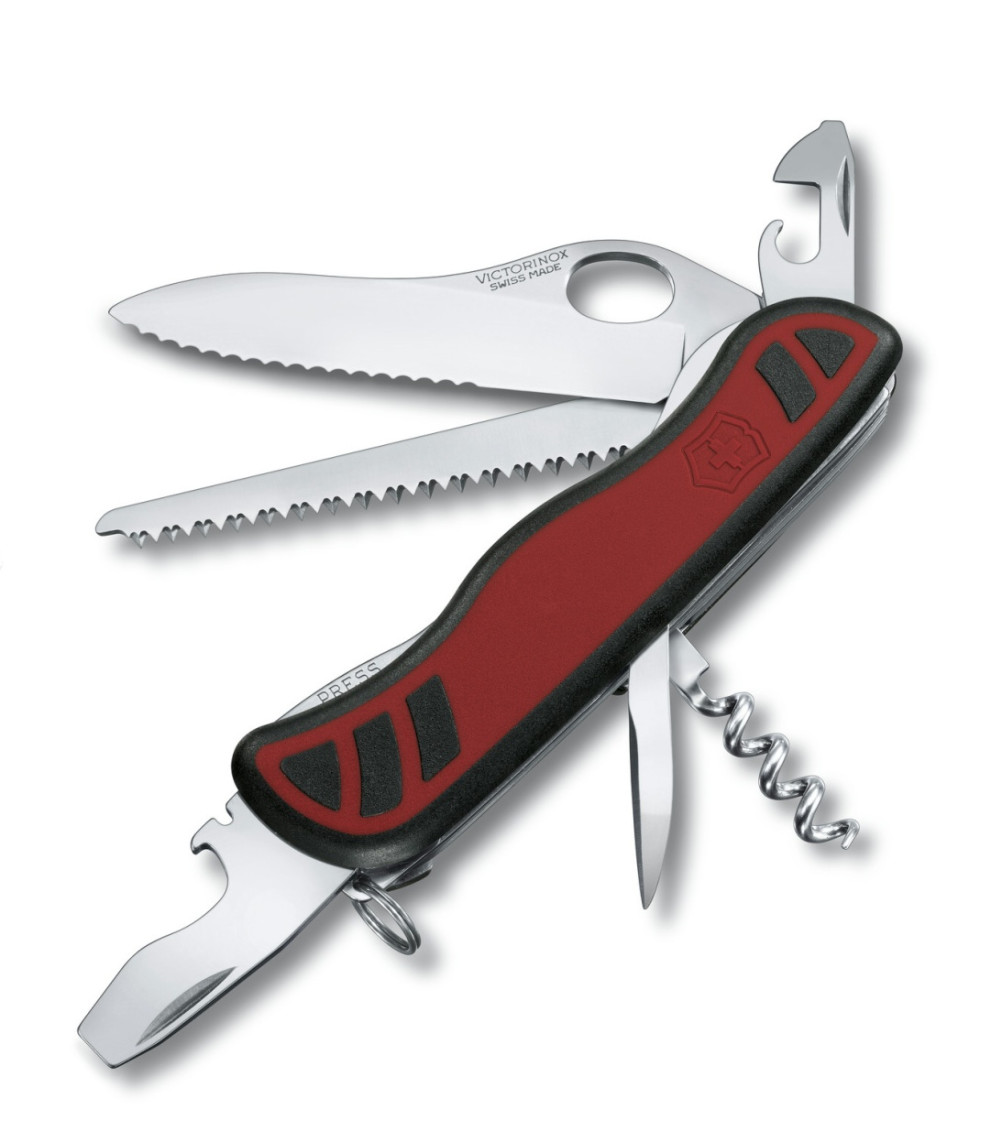 Victorinox nože Forester One hand red/black