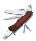 Victorinox nože Forester One hand red/black